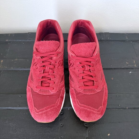 New Balance 1500 Saint St Alfred Limited Red Suede Size 11 CM1500SA - Picture 7 of 14